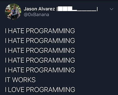 I Love Hate Programming