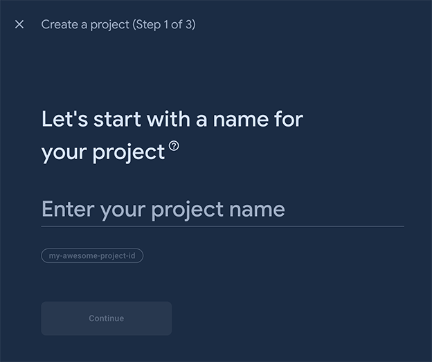 Create Project