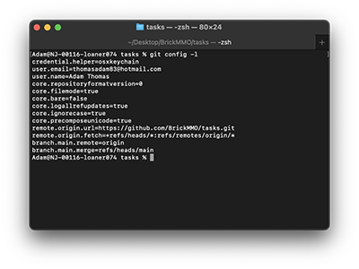 Terminal Git Configuration